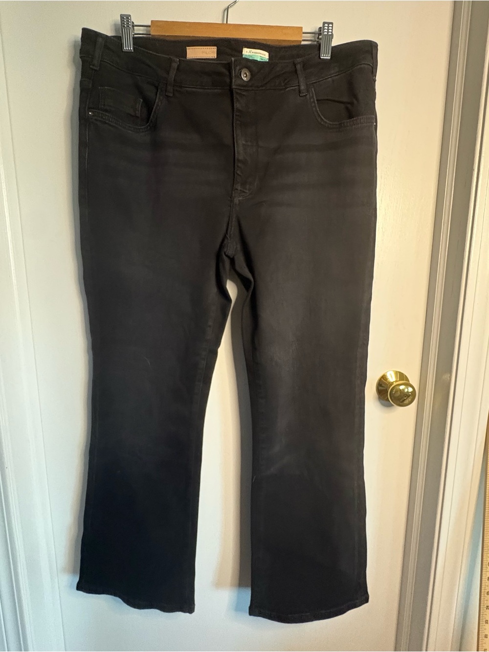 NWOT Pilcro by Anthro The Demilune Sz 18W Bootcut Denim Jeans Stretch Boho Y2K